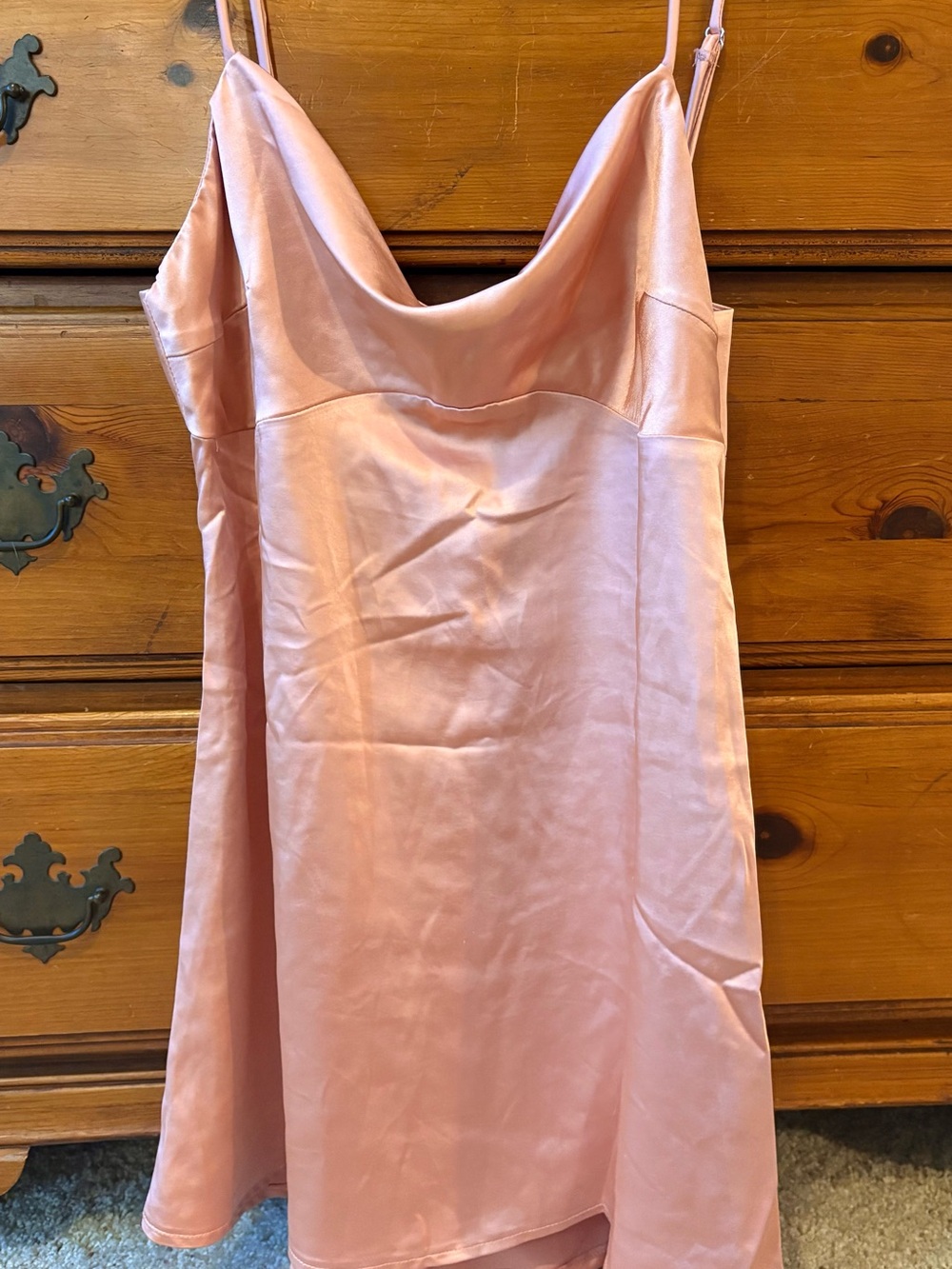 Princess Polly Rose Satin Slip Dress - Picture 2 of 3